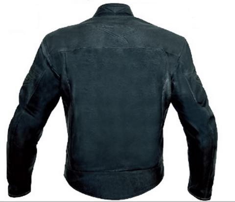 VINTAGE BLEU 2 VESTE EN CUIR MOTO REWIN SUR MESURE ET PERSONALISE